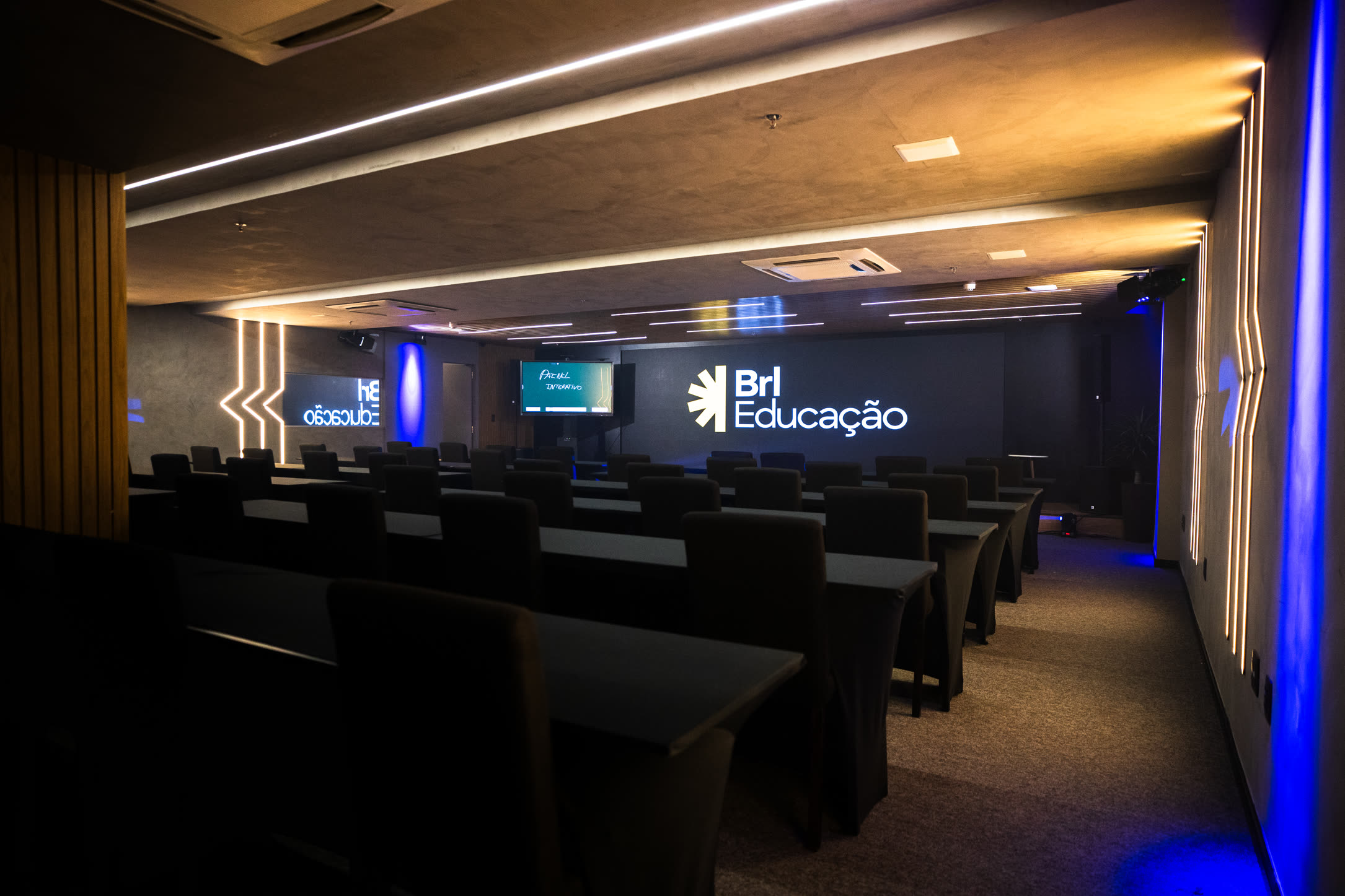 Visão geral do auditório